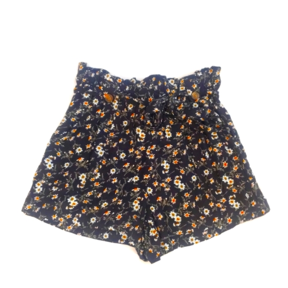 American Eagle Outfitters Pants - American Eagle High Waist Daisy Print Flowy Shorts Women's Size Medium